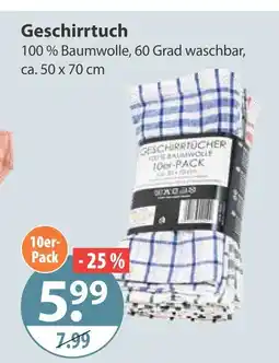 V Markt Geschirrtuch Angebot