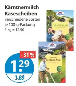 V Markt Kärntnermilch käsescheiben Angebot