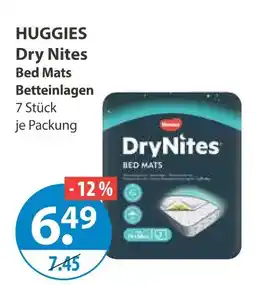 V Markt Huggies dry nites bed mats Angebot