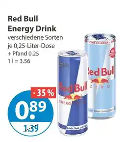 V Markt Red bull energy drink Angebot