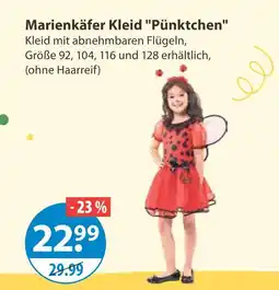 V Markt Marienkäfer kleid pünktchen Angebot