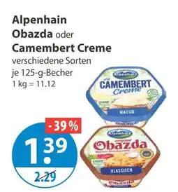 V Markt Alpenhain obazda Angebot