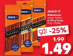 Kaufland Snack it kabanossi Angebot