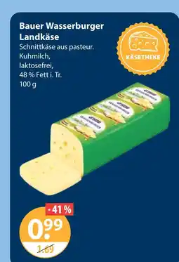 V Markt Bauer wasserburger landkäse Angebot