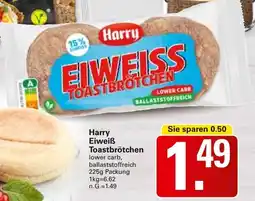 WEZ Harry Eiweiß Toastbrötchen Angebot