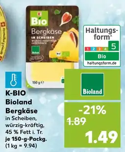 Kaufland Bioland bergkäse Angebot