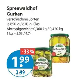 V Markt Spreewaldhof gurken Angebot