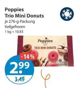 V Markt Poppies trio mini donuts Angebot
