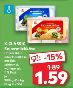 Kaufland K-classic harzer käse Angebot