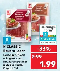 Kaufland K-classic bauernschinken Angebot