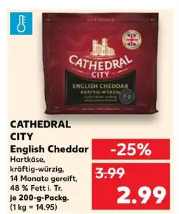 Kaufland Cathedral city english cheddar Angebot
