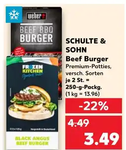 Kaufland Schulte & sohn beef burger Angebot