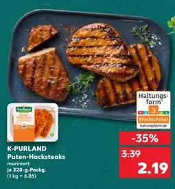 Kaufland K-purland puten-hacksteaks mariniert Angebot