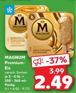 Kaufland Magnum premium-eis double sunlover Angebot
