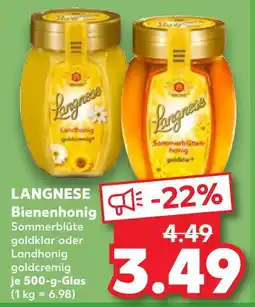 Kaufland Langnese sommerblütenhonig goldklar Angebot