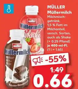 Kaufland Müller müllermilch schoko-geschmack Angebot