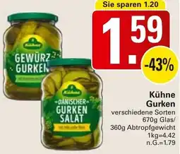WEZ Kühne Gurken Angebot