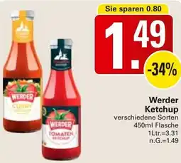 WEZ Werder Ketchup Angebot