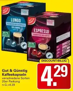 WEZ Gut & Günstig Kaffeekapseln Angebot