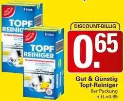 WEZ Gut & Günstig Topf-Reiniger Angebot