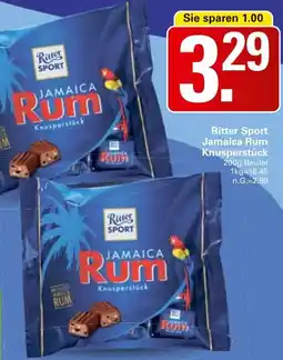 WEZ Ritter Sport Jamaica Rum Knusperstück Angebot