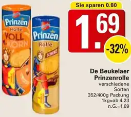 WEZ De Beukelaer Prinzenrolle Angebot
