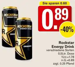 WEZ Rockstar Energy Drink Angebot