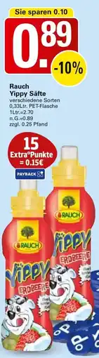 WEZ Rauch Yippy Säfte Angebot