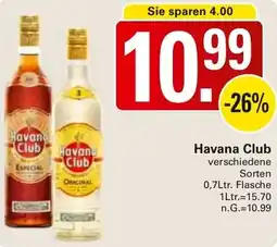 WEZ Havana Club Angebot