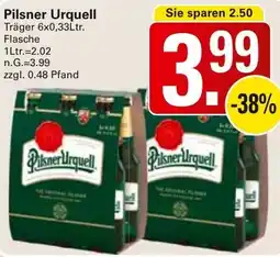 WEZ Pilsner Urquell Angebot