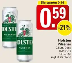 WEZ Holsten Pilsener Angebot