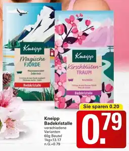 WEZ Kneipp Badekristalle Angebot