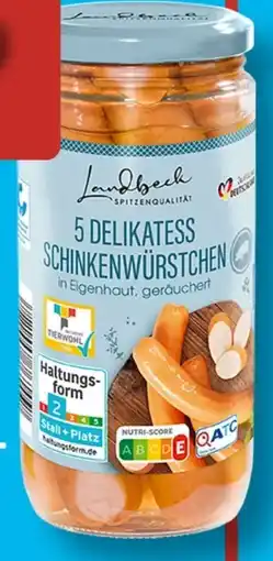 Aldi Süd Landbeck Delikatess Schinkenwürstchen Angebot