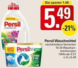 WEZ Persil Waschmittel Angebot
