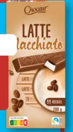 Aldi Süd Choceur Milchriegel Angebot