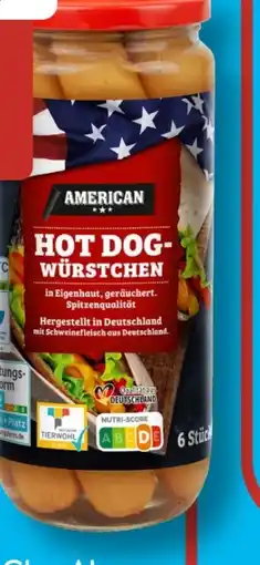 Aldi Süd American Style Hot Dog Würstchen Angebot
