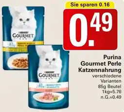 WEZ Purina Gourmet Perle Katzennahrung Angebot