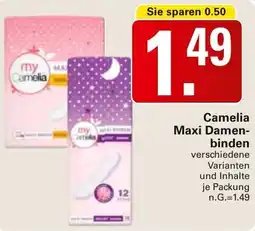 WEZ Camelia Maxi Damenbinden Angebot