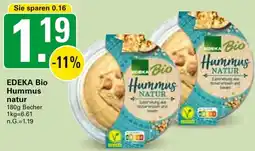 WEZ EDEKA Bio Hummus natur Angebot