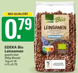 WEZ EDEKA Bio Leinsamen Angebot