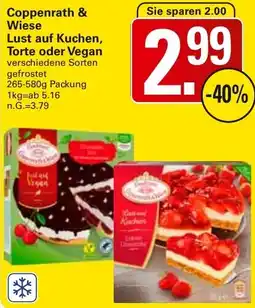 WEZ Coppenrath & Wiese Lust auf Kuchen, Torte oder Vegan Angebot