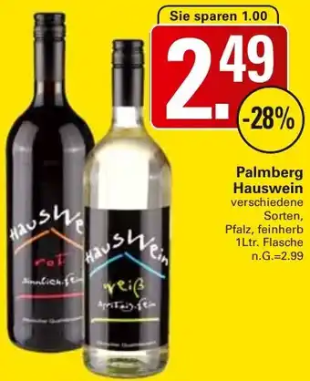 WEZ Palmberg Hauswein Angebot