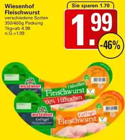 WEZ Wiesenhof Fleischwurst Angebot