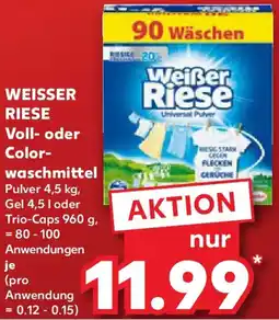 Kaufland WEISSER RIESE Voll- oder Colorwaschmittel Angebot