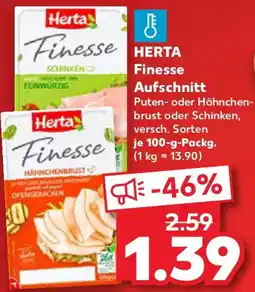 Kaufland Herta Finesse Aufschnitt Angebot