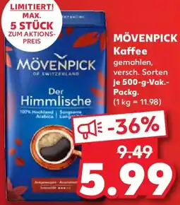 Kaufland MÖVENPICK Kaffee Angebot