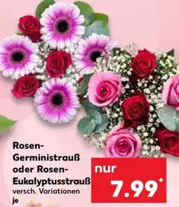 Kaufland Rosen Gerministrauß oder Rosen Eukalyptusstrauß Angebot