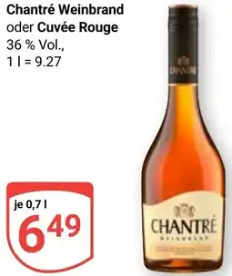 Globus Chantré Weinbrand oder Cuvée Rouge Angebot