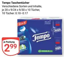 Globus Tempo Taschentücher Angebot