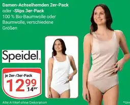 Globus Damen-Achselhemden 2er-Pack oder -Slips 3er-Pack Angebot